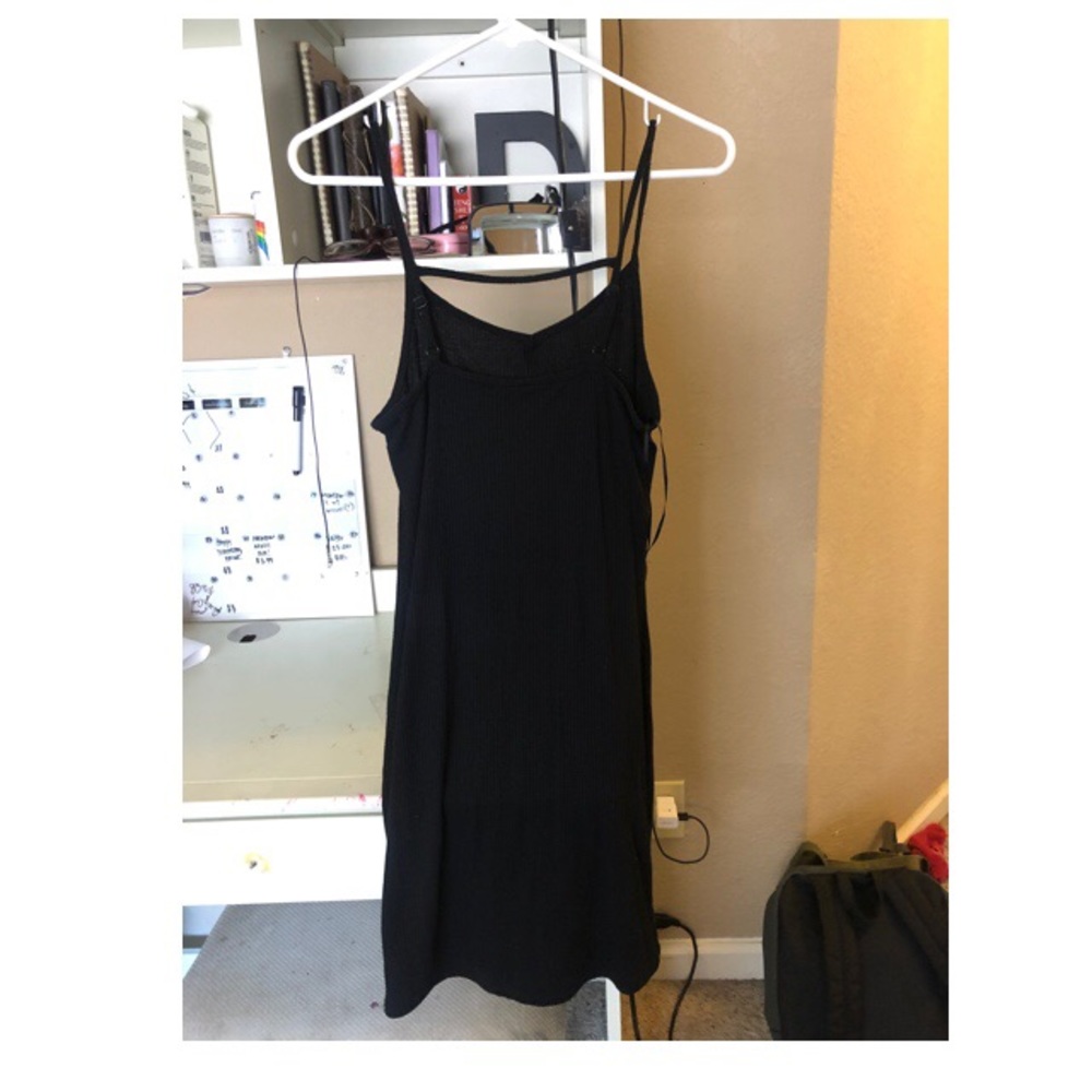 Black tight dress